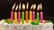Candles Happy Birthday GIF - Candles Happy Birthday Hbd GIFs