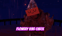 Flowery Vibe Check Uwu GIF