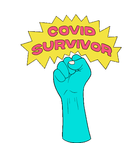 Covid Survivor Covid19 Sticker - Covid Survivor Covid19 Survivorcorps Stickers