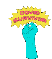 Covid Survivor Covid19 Sticker - Covid Survivor Covid19 Survivorcorps Stickers