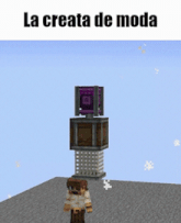 a screenshot of a video game with the words la creata de moda at the top