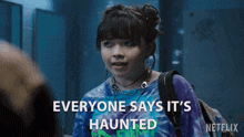 haunted says