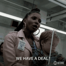 we have a deal deal agreement veronica fisher shanola hampton