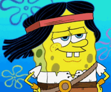Spongebob Anime GIF - Spongebob Anime Hair Flow GIFs
