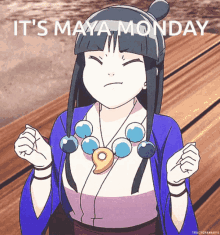 Maya Fey Maya Monday GIF - Maya Fey Maya Monday Its Maya Monday GIFs