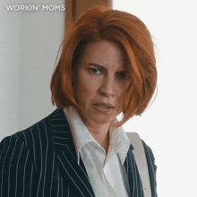 angry anne carlson workin moms 706 furious look
