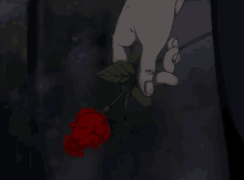 Anime Rose GIF - Anime Rose Hand GIFs