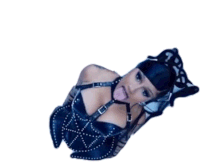 Tongue Out Cardi B Sticker - Tongue Out Cardi B Looking At You Stickers