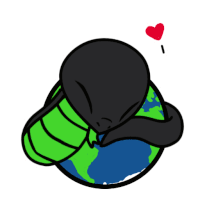 Cute Love Sticker - Cute Love Planet Stickers