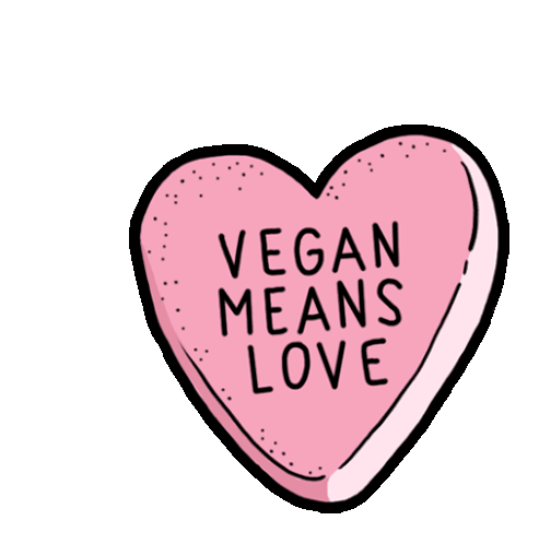 Vegan Means Love Vegan Sticker - Vegan Means Love Vegan Albaparis Stickers