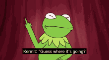 Middle Finger Kermit GIF - Middle Finger Kermit Right Up Your Butt GIFs