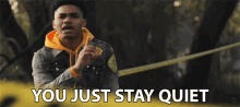 You Just Stay Quiet Shh GIF - You Just Stay Quiet Shh Shush GIFs