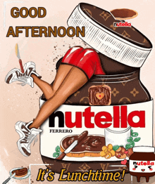 Good Afternoon Nutella GIF - Good Afternoon Nutella GIFs