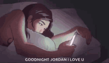 texting good night jordan i love you ily