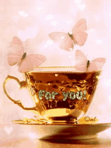 Amorre Butterfly GIF - Amorre Butterfly Coffee GIFs