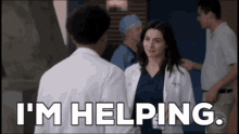 Greys Anatomy Amelia Shepherd GIF - Greys Anatomy Amelia Shepherd Im Helping GIFs