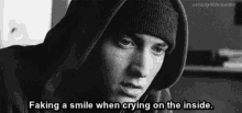 Rap Eminem GIF - Rap Eminem Faking A Smile GIFs