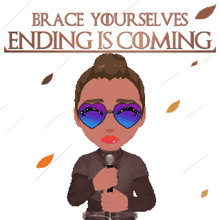 Ending Is Coming Brace Yourself Sticker - Ending Is Coming Brace Yourself Sad Stickers
