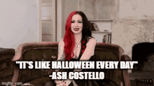 ash costello rock halloween goth