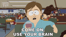 Come On Use Your Brain South Park GIF - Come On Use Your Brain South Park S22e6 GIFs