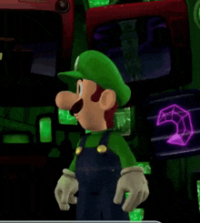 Luigi Luigis Mansion GIF