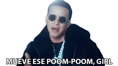 Mueve Ese Poom Poom Girl Daddy Yankee Sticker - Mueve Ese Poom Poom Girl Daddy Yankee Con Calma Stickers