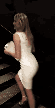 Diletta Leotta Stairs GIF