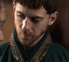 a close up of a man 's face with the words lord-aldhelm gifs below him