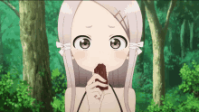 Anime Eating Ajisai GIF
