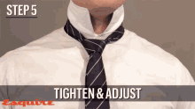 Tie Tighten And Adjust GIF - Tie Tighten And Adjust Attaching GIFs