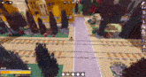 a screenshot of a video game shows a person walking on a street