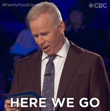 Here We Go Gerry Dee GIF - Here We Go Gerry Dee Family Feud Canada GIFs