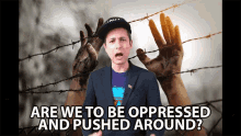 Are We To Be Oppressed And Pushed Around Rucka Rucka Ali GIF - Are We To Be Oppressed And Pushed Around Rucka Rucka Ali Its Rucka GIFs