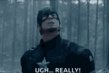 Ugh Really GIF - Ugh Really Captain America GIFs