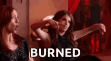 Anna Kendrick Boom GIF - Anna Kendrick Boom Burned GIFs