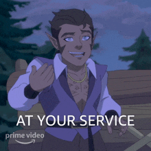 At Your Service Scanlan Shorthalt GIF - At Your Service Scanlan Shorthalt The Legend Of Vox Machina GIFs