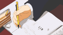 writing anime animated aesthetic pen