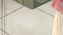a cartoon drawing of a tube with a bullet in it