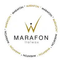 a logo for marathon italwax with a w in the middle