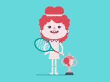 Tennis Champion GIF