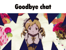 Madoka Magica Mami GIF - Madoka Magica Mami Goodbye Chat GIFs