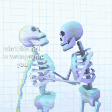 Crazy Skeleton GIF - Crazy Skeleton Whats Wrong With You GIFs