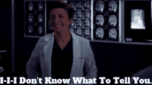 Greys Anatomy Amelia Shepherd GIF - Greys Anatomy Amelia Shepherd I Dont Know What To Tell You GIFs