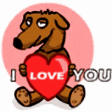 Dog Love GIF - Dog Love Heart GIFs