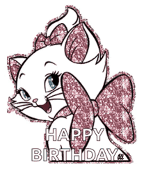 Happy Birthday Sparkle GIF - Happy Birthday Sparkle Cat GIFs