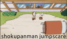Anpanman Shokupanman GIF - Anpanman Shokupanman Jumpscare GIFs