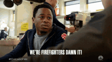 Were Firefighters Damn It Daniel Kyri GIF - Were Firefighters Damn It Daniel Kyri Ritter GIFs