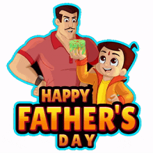 happy fathers day abhimanyu chhota bheem mighty little bheem fathers day wishes