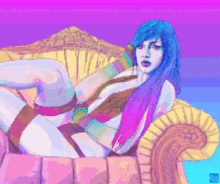 Psychedelic Sofa GIF - Psychedelic Sofa Relaxed GIFs