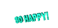 So Happy Happy Sticker - So Happy Happy Yay Stickers